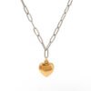 Tera Two-Toned Heart Necklace CGN06