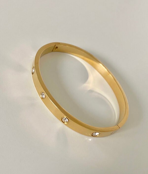 IMG_5521 Classic Studded Gold Bangle CGB05
