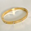 IMG_5522 Classic Studded Gold Bangle CGB05