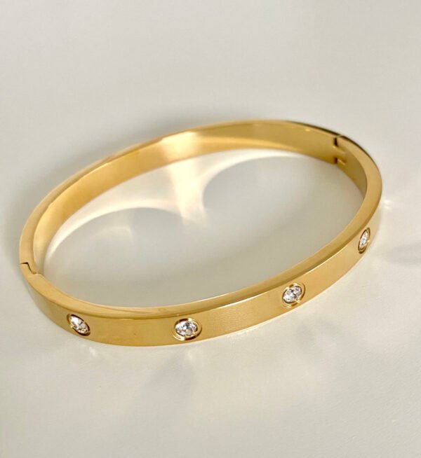 IMG_5522 Classic Studded Gold Bangle CGB05