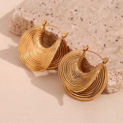Siya Statement Hoop earrings