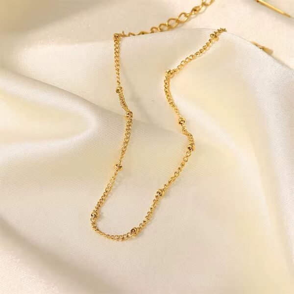 Simple Bead Chain Anklet CGA02