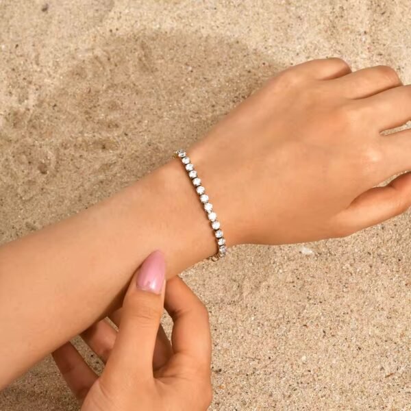 Stainless Steel Tennis Bracelet
