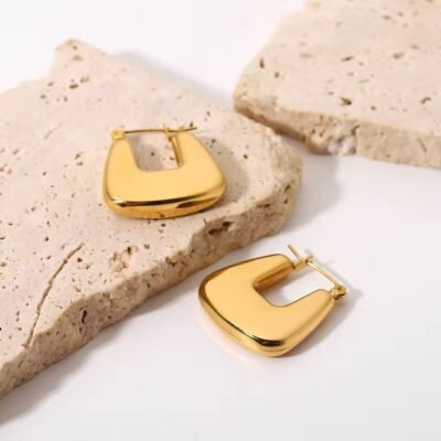 Stainless Steel Hoop Earrings