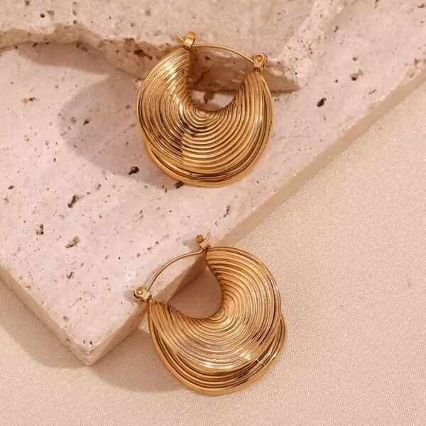 Siya Statement Hoop earrings