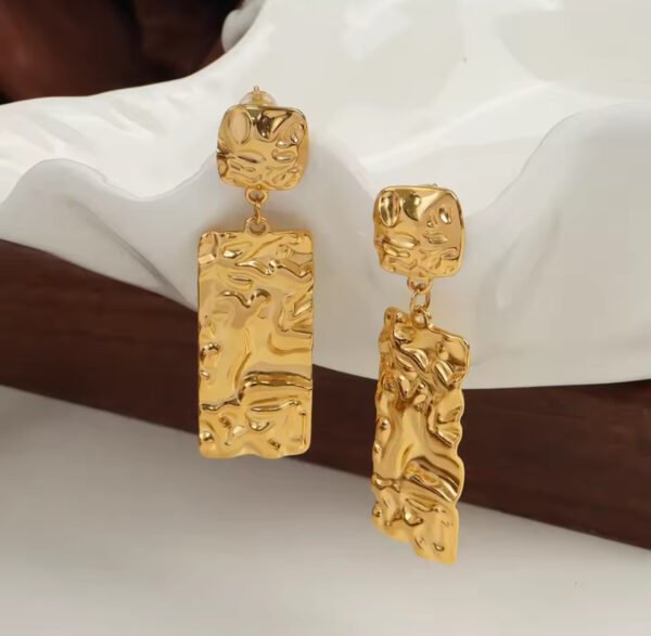 IMG_8915 Lara Drop Unique Dangly Earrings CGE13