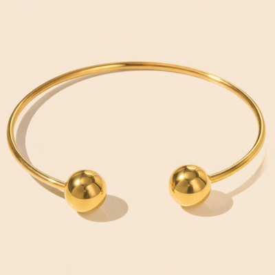 Drea Double Ball Wrist Cuff