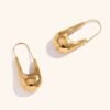 Mela Chunky Exclusive Drop Hoop Earrings CGN18